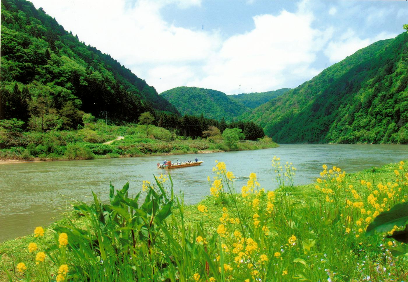 最上峡芭蕉ライン観光