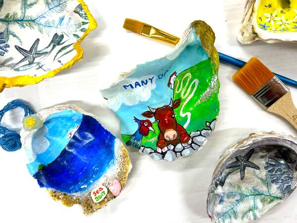 【知夫里島】貝殻オブジェ制作体験