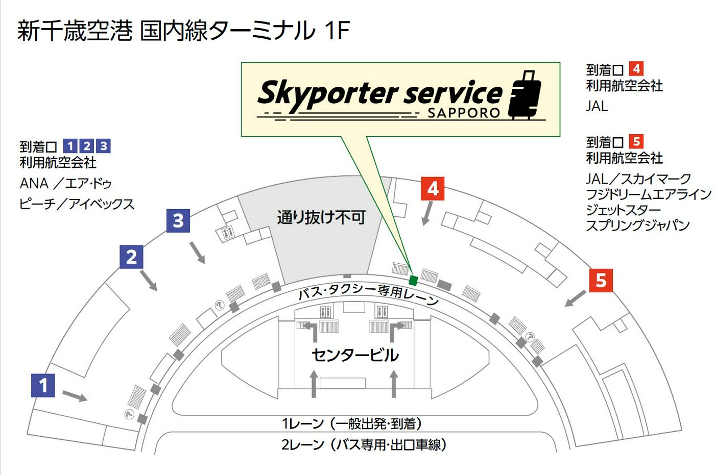 新千歳空港→札幌市内ホテル】札幌らくらく手荷物配送